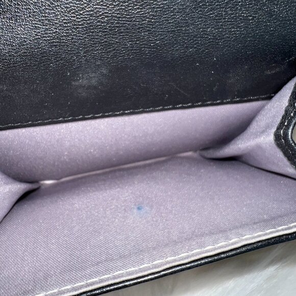 Chanel Embossed Camellia Flower Black Wallet - Picture 5 of 11